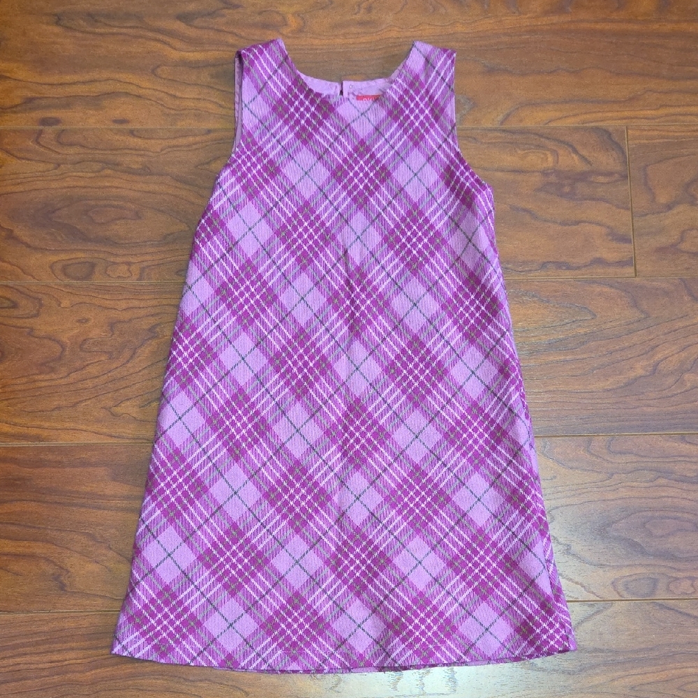 Exit Plaid Pink Kids Dress